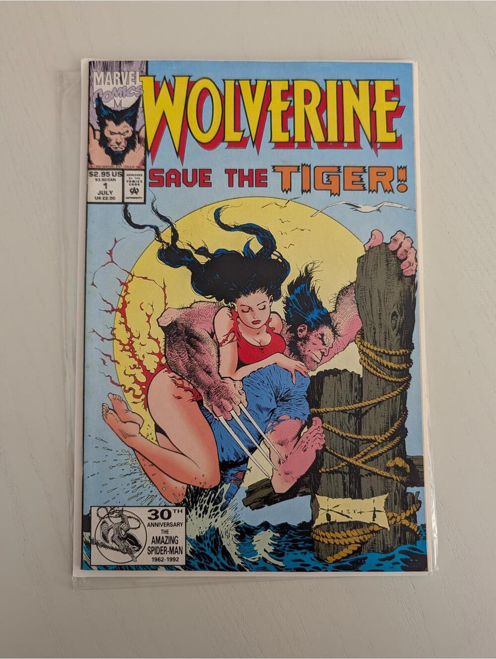 Wolverine Comic Book - Save The Tiger! Issue #1